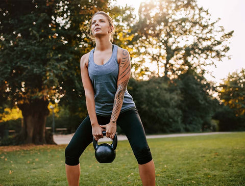 Functional training using a kettlebell | Gym and Fitness