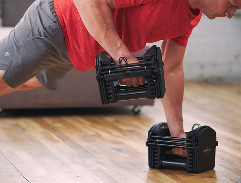 Adjustable Dumbbells Vs Fixed Dumbbells - PowerBlock Row | Gym and Fitness