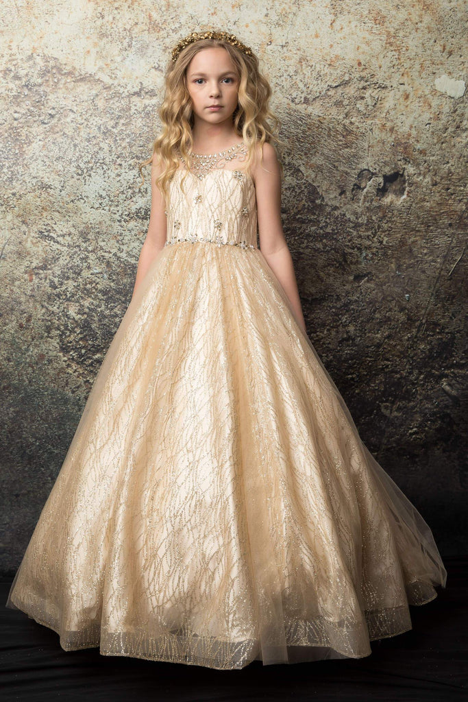 Princess Glitter Girl's Pageant Dress | My Girl Dress