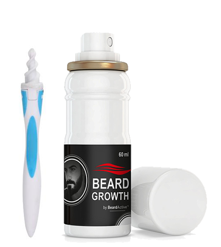 Spiral Ear Cleaner Beard Growth Spray Set