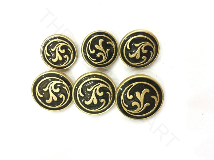 designer metal buttons