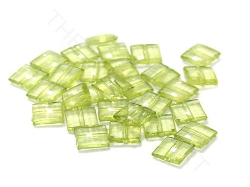 flat acrylic beads