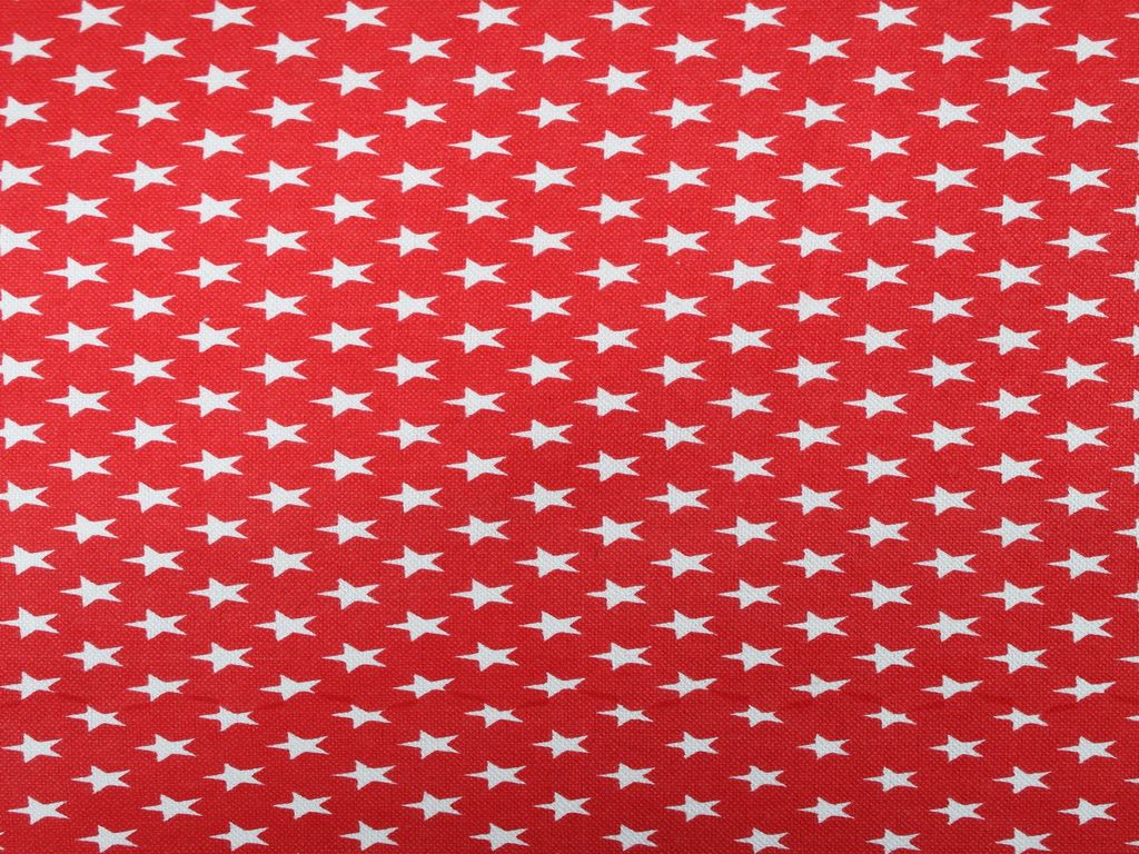 redwhitestardesigncottoncanvasfabric6