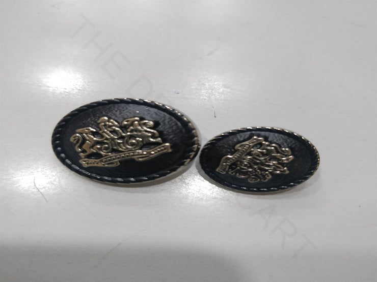 designer metal buttons