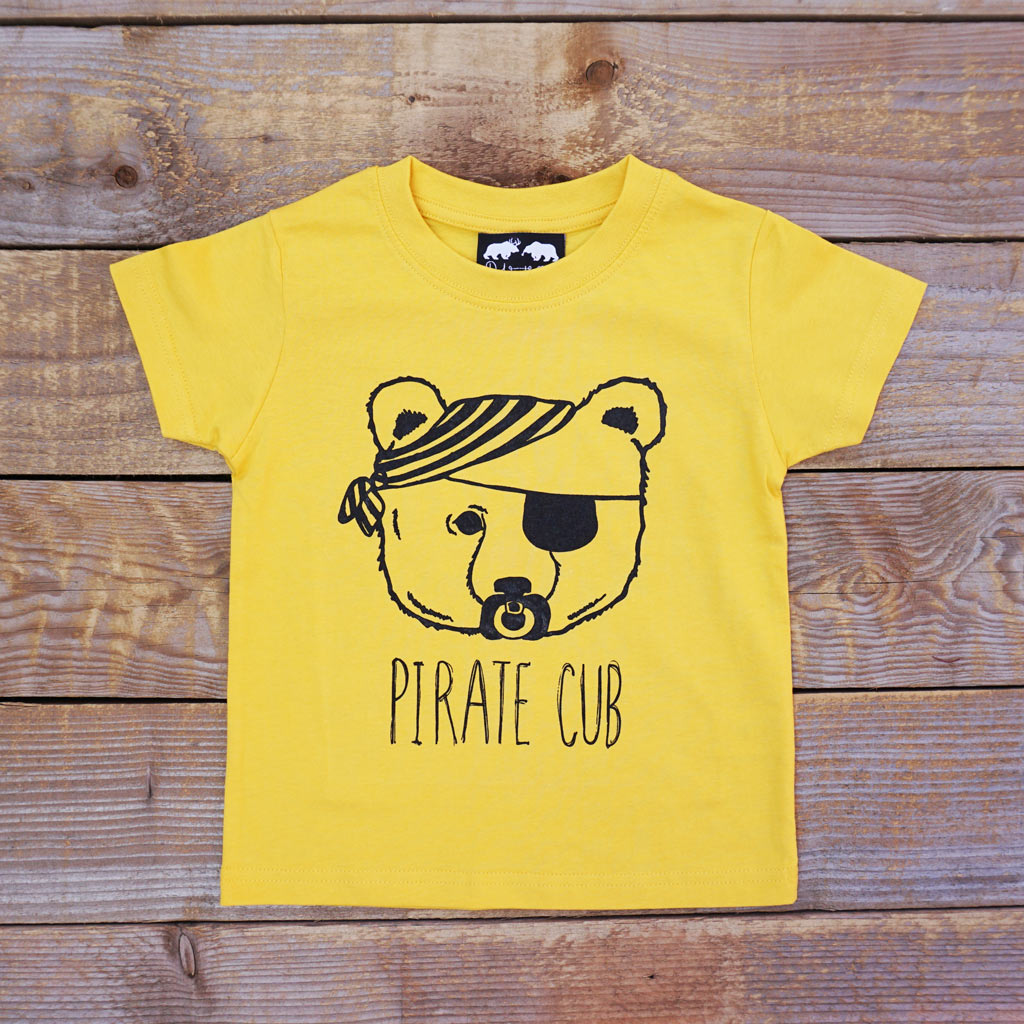 yellow pirate shirt