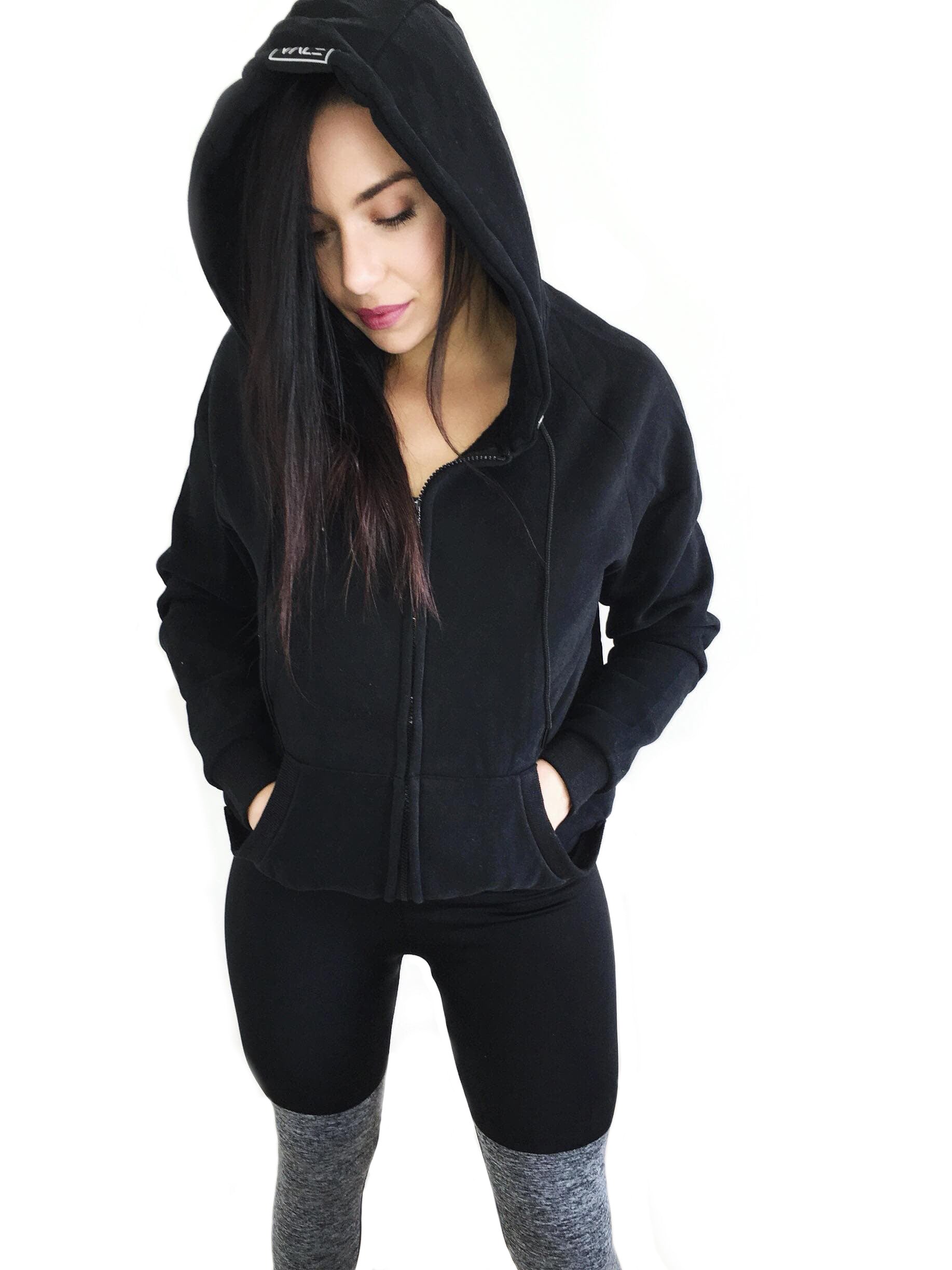 hoodie basic black