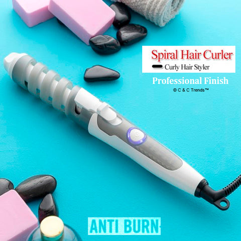 Anti-burn Ceramic Spiral Hair Curler 3a