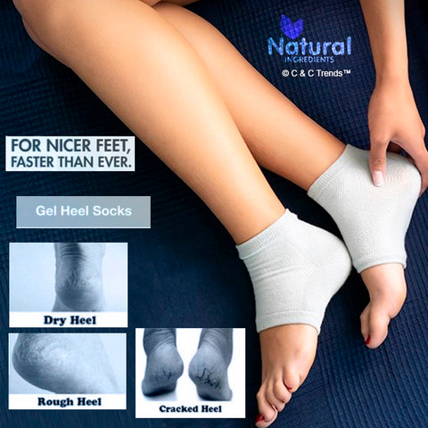 Anti-crack Silicone Gel Heel Moisturizing Socks 7a