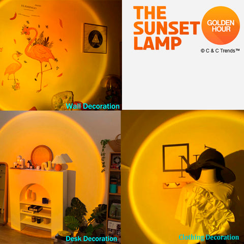 Cool Visual Sunset Projection Lamp 12a