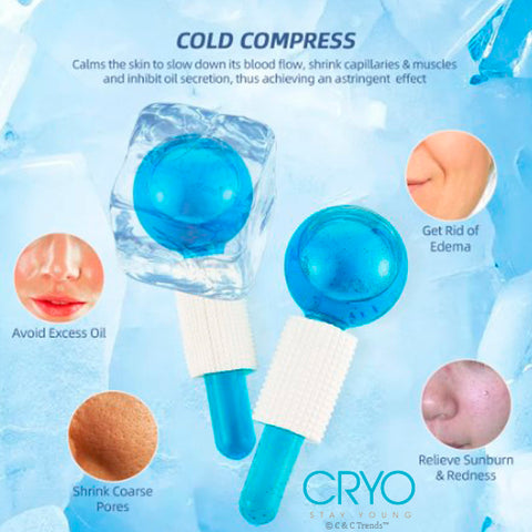 Cooling Crystal Globes Roller for Facials 3