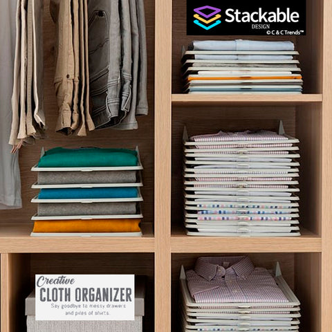 Creative Stackable Clothes Organizer 5a