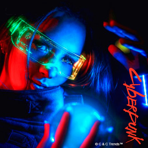 Cyberpunk LED Colorful Glasses 3a