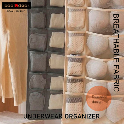 Double Sided Hanging Underwear Storage Organizer 3