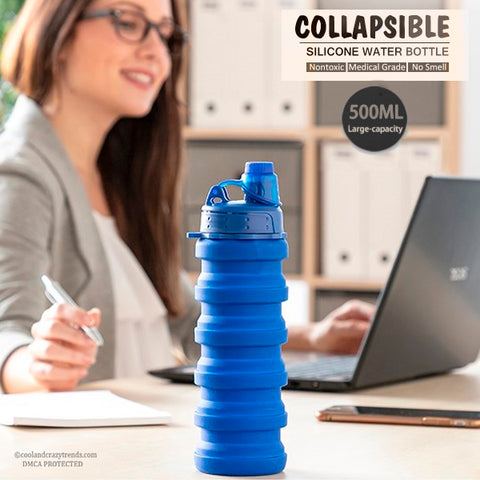 Eco-Friendly Silicone Collapsible Water Bottle 6a