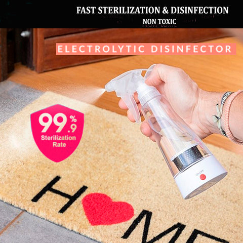 Electrolytic spray for household disinfection 11