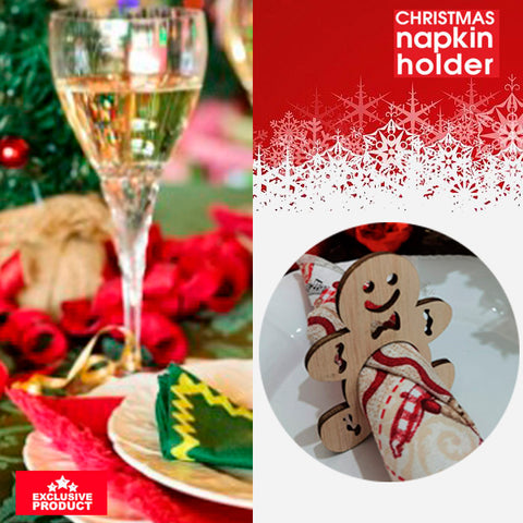 Exclusive Wooden Christmas Napkin Holders 5