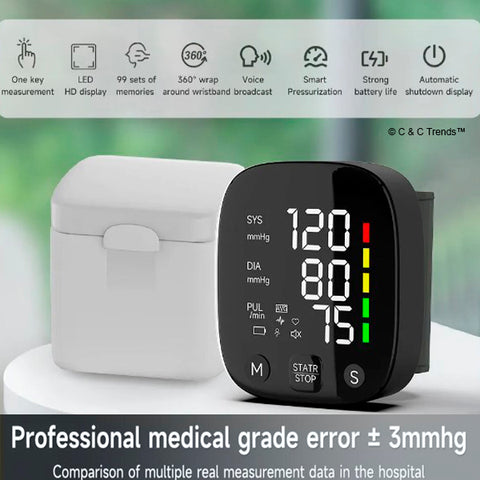 LCD Automatic Wrist Blood Pressure Meter 29