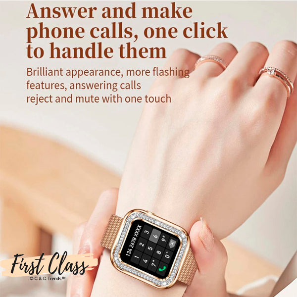 Luxury Full Touch Smart Watch For Women 10