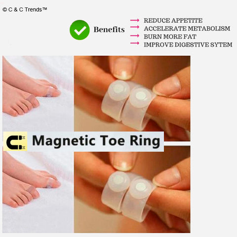 Magnetic Acupressure Foot Toe Rings 4b