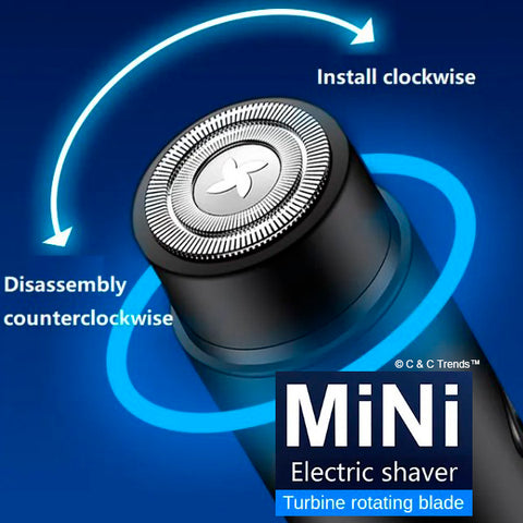 Mini USB Portable Turbine Shaver 7