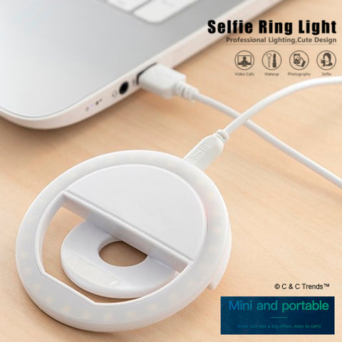 Multifunction USB charging Selfie Ring Light 13a