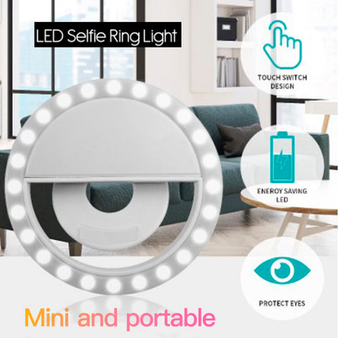 Multifunction USB charging Selfie Ring Light 8