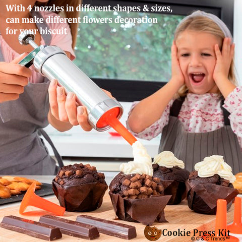 Multifunctional Cookie Press Kit 5a