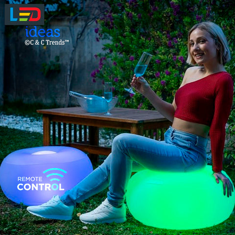 Remote Control LED Floating Pouffe 4