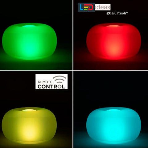 Remote Control LED Floating Pouffe 7
