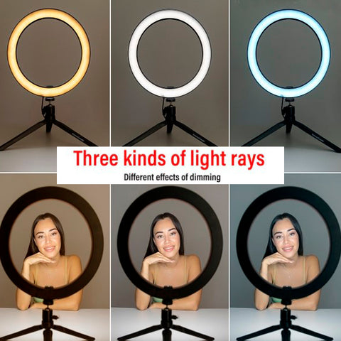 Rotating Selfie Ring Light Tripod 7