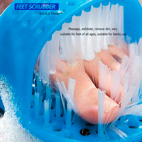 Shower Scrubber Brush Massager Slippers 3