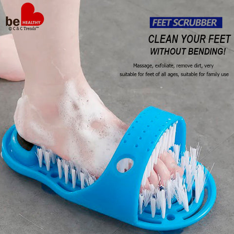 Shower Scrubber Brush Massager Slippers 9