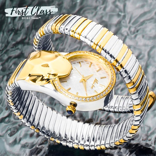 Snake Shape Luxury Rhinestone Watch For Women 10