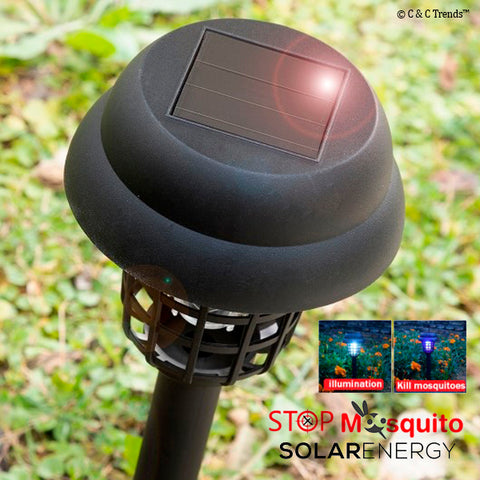 Solar Dual Function Bug Zapper Lawn Lamp 3