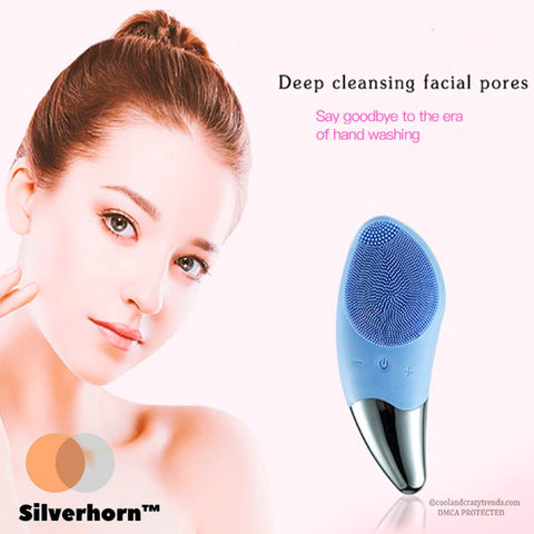 Sonic Silicone Facial Cleansing Brush 2a