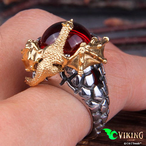 Stainless Steel Dragon of Legend Ring 5