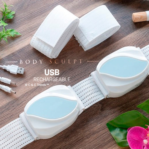 USB Vibrating Body Massager Belt 7a