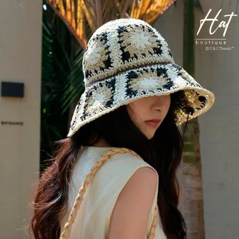 UV Protection Straw Bucket Hat 7