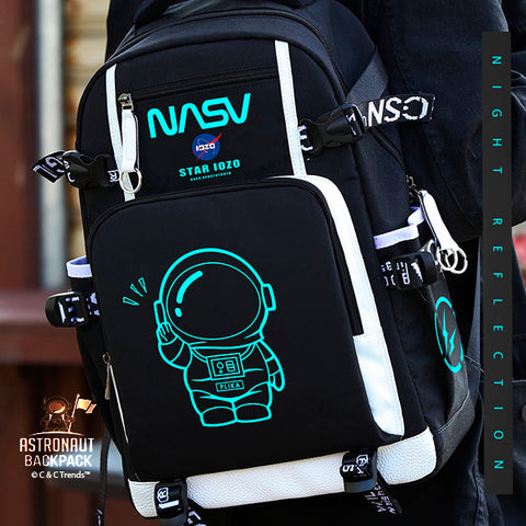 Waterproof Night Reflection Astronaut Backpack 13