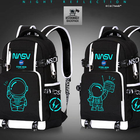 Waterproof Night Reflection Astronaut Backpack 17