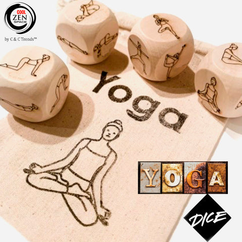 Wooden Yoga Poses Dice Game 4