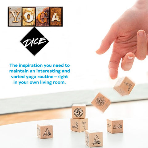 Wooden Yoga Poses Dice Game 5
