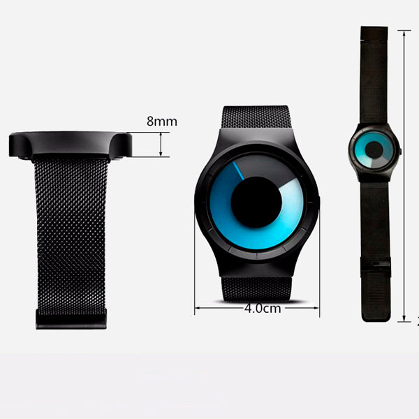 futuristic wrist watch