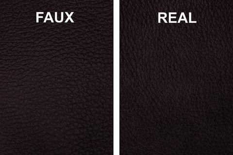Faux leather vs. real leather
