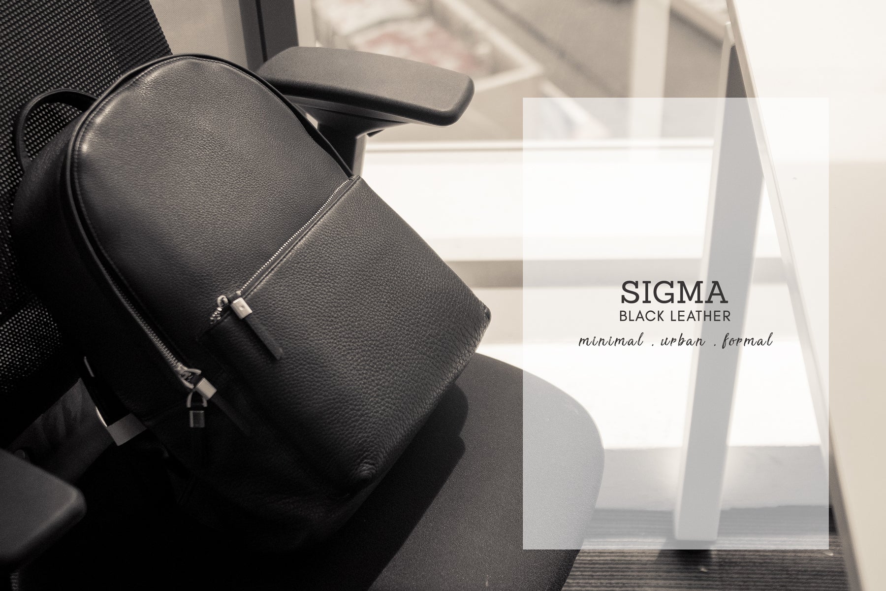 Sigma Leather Laptop Backpack