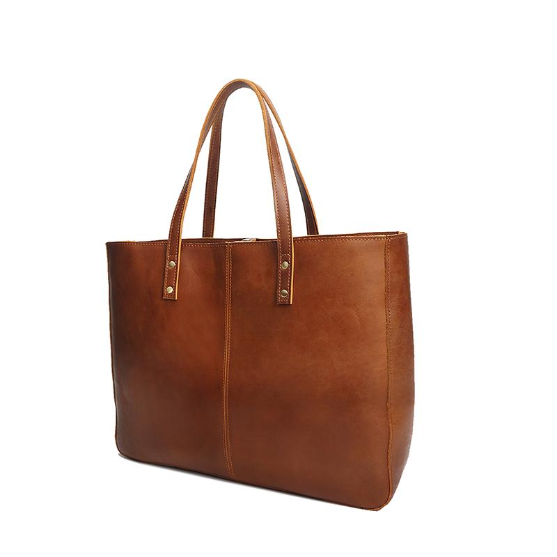 Crazy Horse Leather Tote Bag – YONDER BAGS