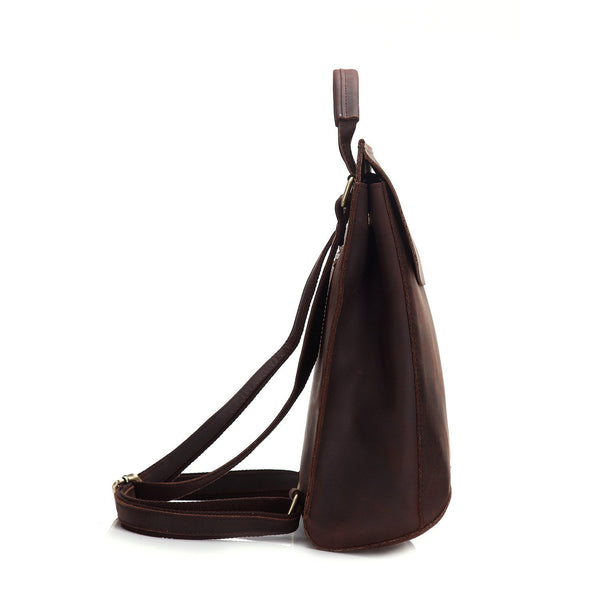 Maverick Crazy Horse Leather Backpack – YONDER BAGS