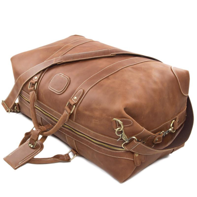 Mustang Vintage Leather Duffle Bag – YONDER BAGS