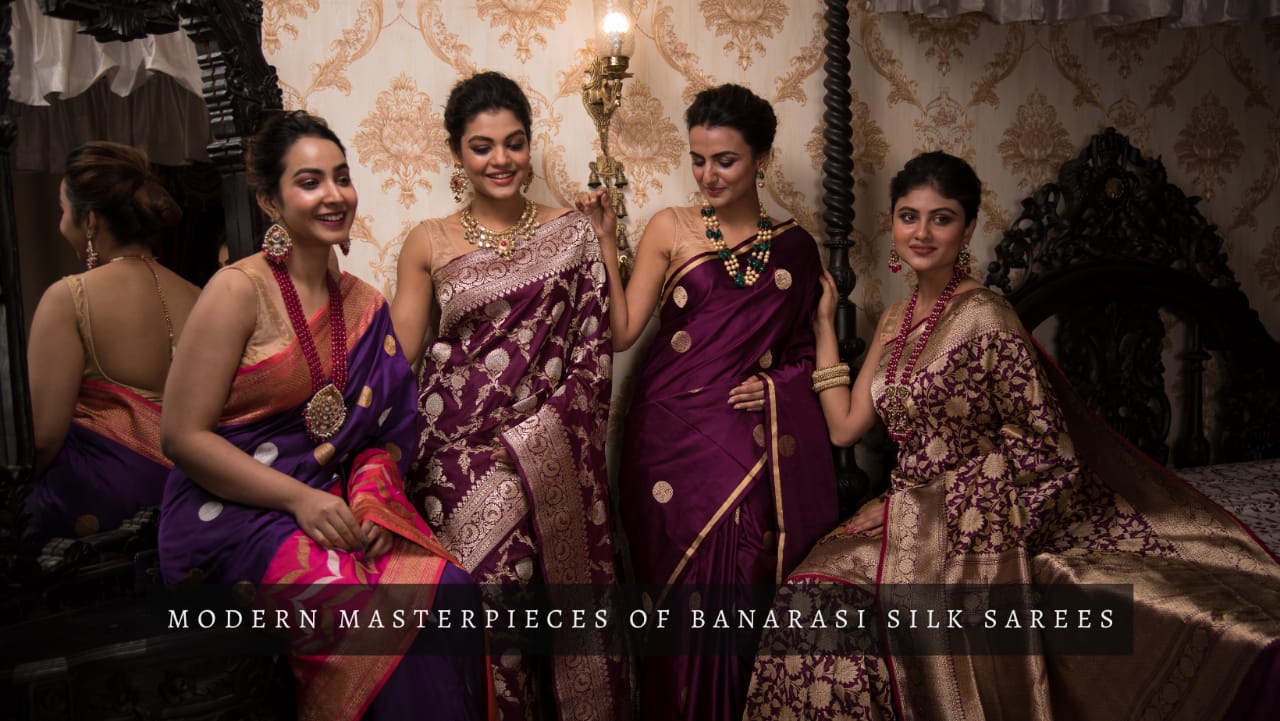 Modern Masterpieces of Banarasi Silk Sarees - Sacred Weaves