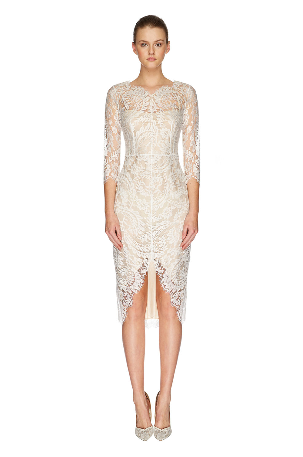 lover white lace dress